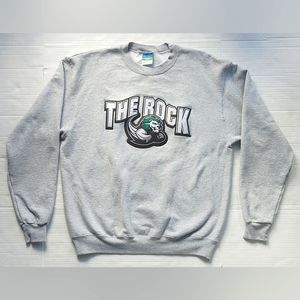 Champion Eco Fleece Slippery Rock University Grey Sweatshirt Men's Size Large